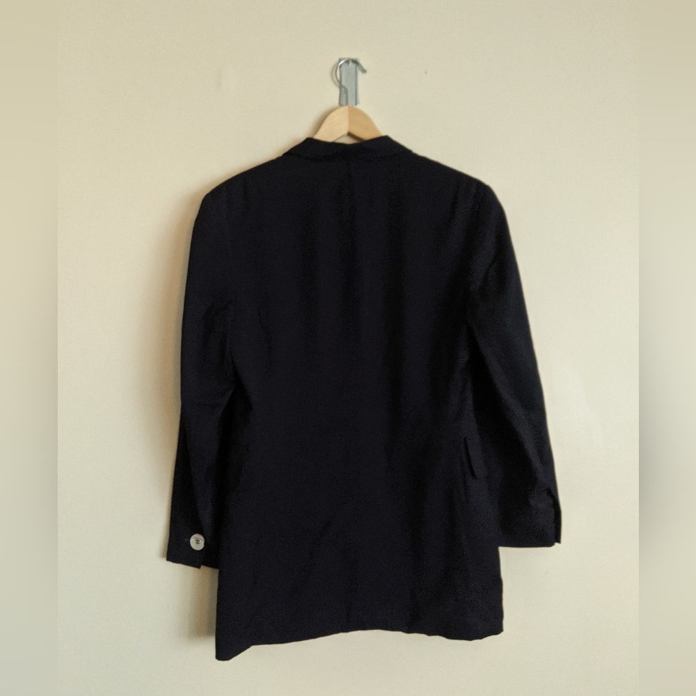 Laurél Elegant Navy Double-Breasted Blazer – Size 36 (Fits 6-8) | Excellent Cond - Picture 8 of 8